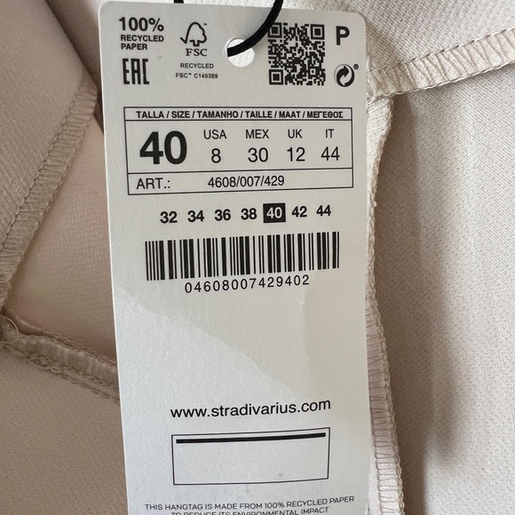 Stradivarius Trousers Size 8 - Picture 4 of 4